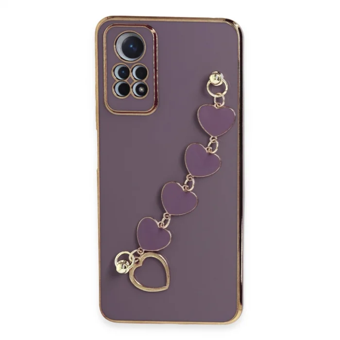 BUĞZ Xiaomi Redmi Note 12 Pro 4g Kılıf Esila Silikon - Mor