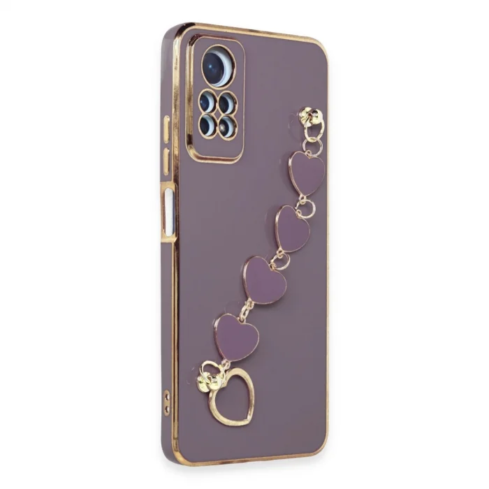 BUĞZ Xiaomi Redmi Note 12 Pro 4g Kılıf Esila Silikon - Mor