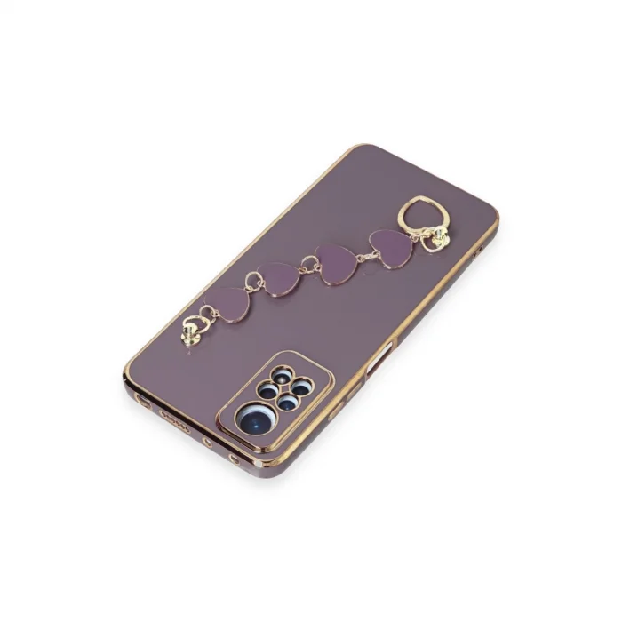 BUĞZ Xiaomi Redmi Note 12 Pro 4g Kılıf Esila Silikon - Mor