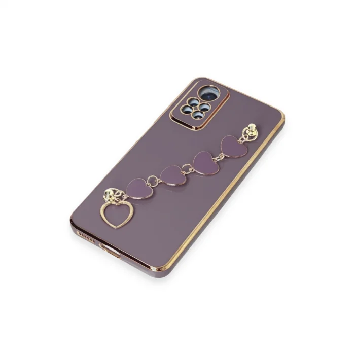 BUĞZ Xiaomi Redmi Note 12 Pro 4g Kılıf Esila Silikon - Mor