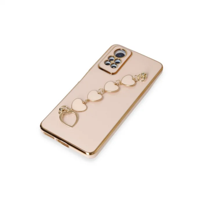 BUĞZ Xiaomi Redmi Note 12 Pro 4g Kılıf Esila Silikon - Pudra