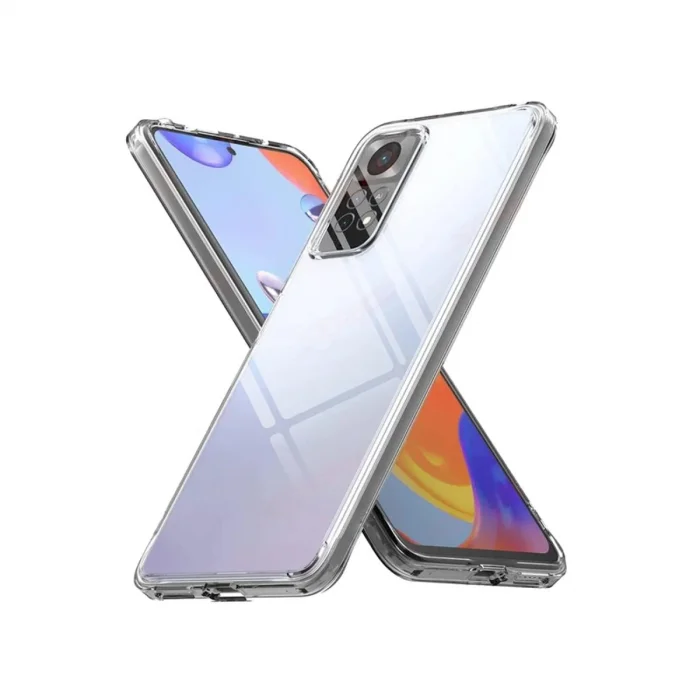 BUĞZ Xiaomi Redmi Note 12 Pro 4g Kılıf Lüx Şeffaf Silikon