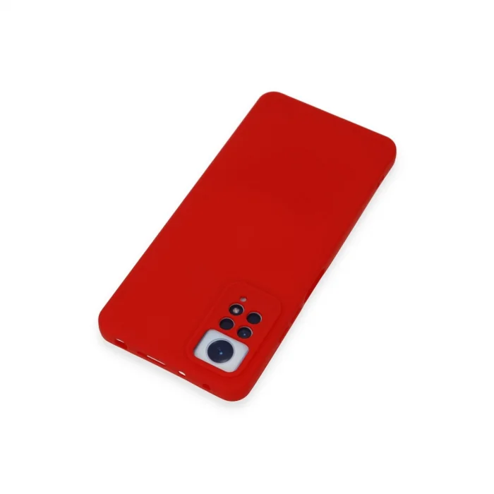 BUĞZ Xiaomi Redmi Note 12 Pro 4g Kılıf Nano İçi Kadife Silikon - Kırmızı