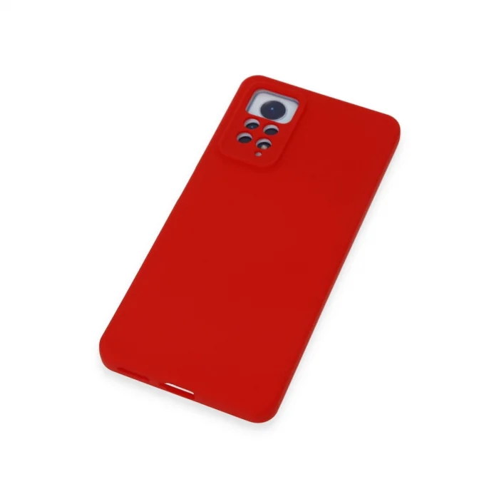 BUĞZ Xiaomi Redmi Note 12 Pro 4g Kılıf Nano İçi Kadife Silikon - Kırmızı