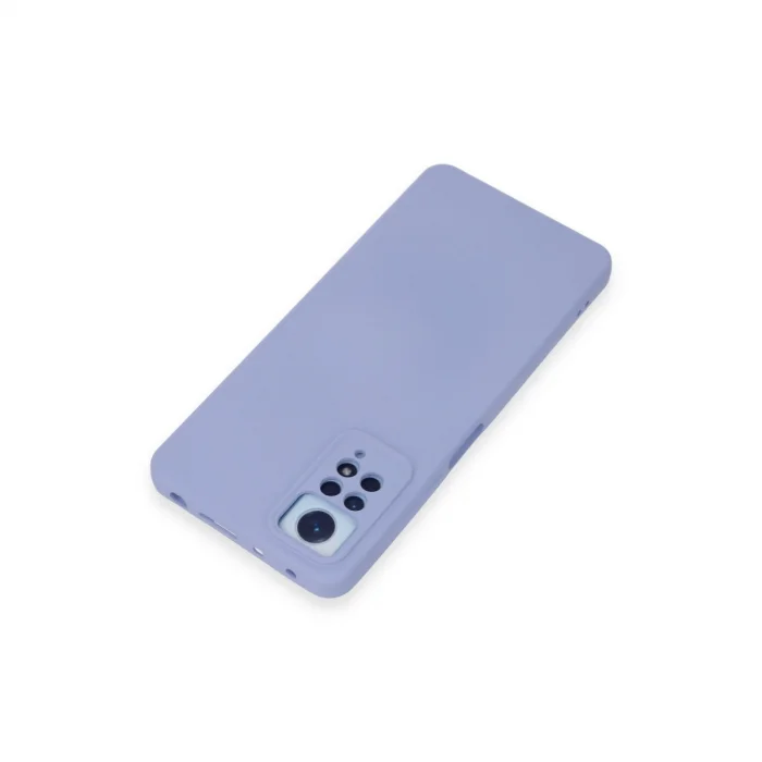 BUĞZ Xiaomi Redmi Note 12 Pro 4g Kılıf Nano İçi Kadife Silikon - Lila