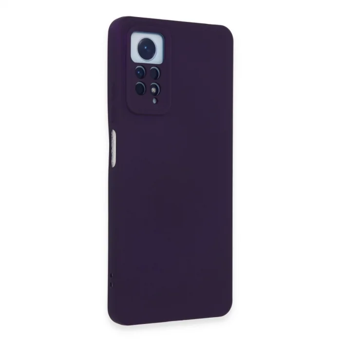 BUĞZ Xiaomi Redmi Note 12 Pro 4g Kılıf Nano İçi Kadife Silikon - Mor