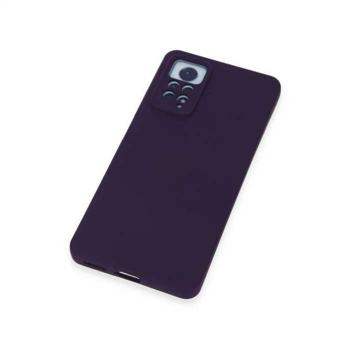 BUĞZ Xiaomi Redmi Note 12 Pro 4g Kılıf Nano İçi Kadife Silikon - Mor