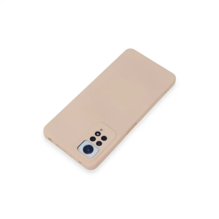 BUĞZ Xiaomi Redmi Note 12 Pro 4g Kılıf Nano İçi Kadife Silikon - Pudra