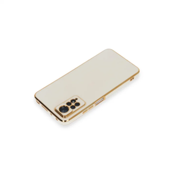 BUĞZ Xiaomi Redmi Note 12 Pro 4g Kılıf Volet Silikon - Beyaz