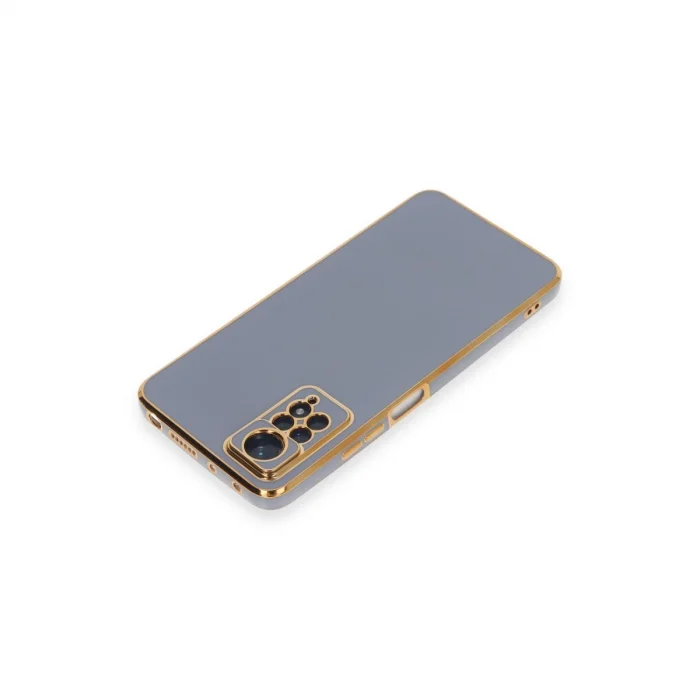 BUĞZ Xiaomi Redmi Note 12 Pro 4g Kılıf Volet Silikon - Mavi