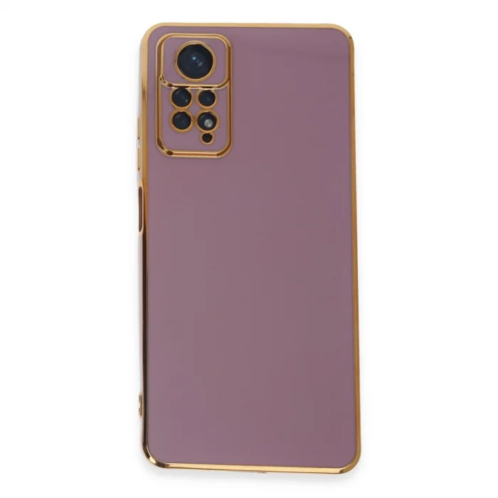 BUĞZ Xiaomi Redmi Note 12 Pro 4g Kılıf Volet Silikon - Mor