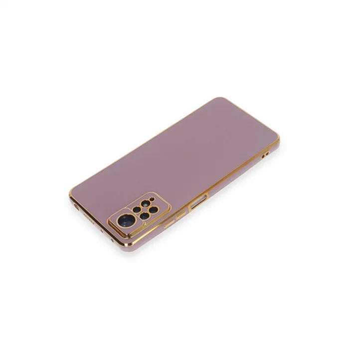 BUĞZ Xiaomi Redmi Note 12 Pro 4g Kılıf Volet Silikon - Mor