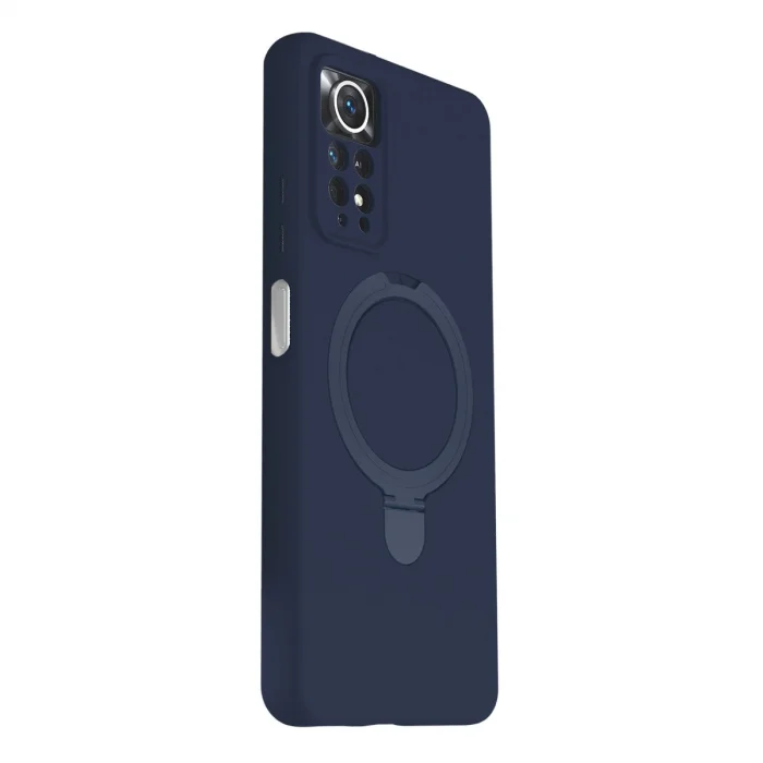 BUĞZ Xiaomi Redmi Note 12 Pro 4g Regal Magsafe Standlı Kapak - Lacivert