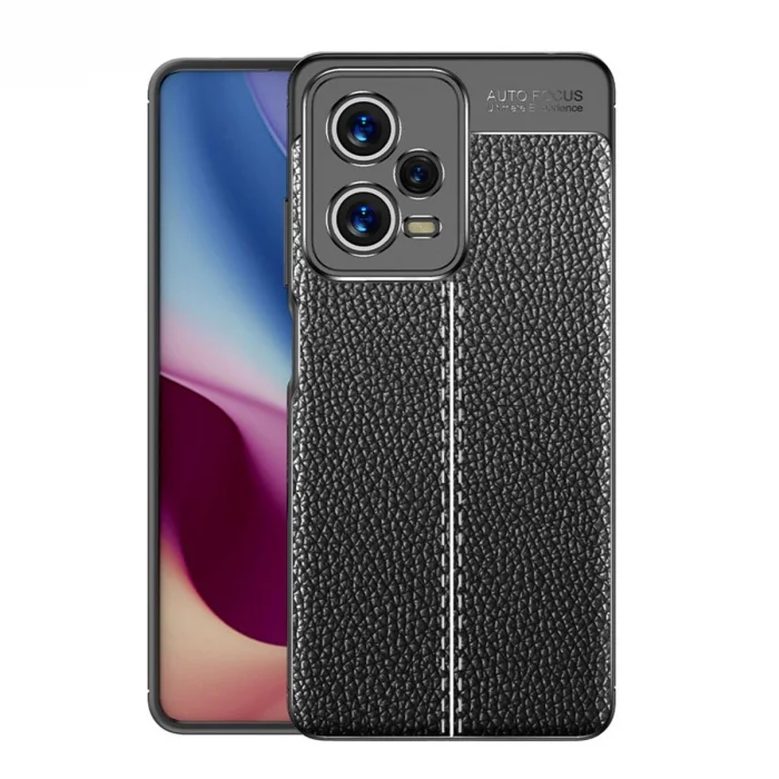 BUĞZ Xiaomi Redmi Note 12 Pro 5g Kılıf Auto Focus Kapak - Siyah