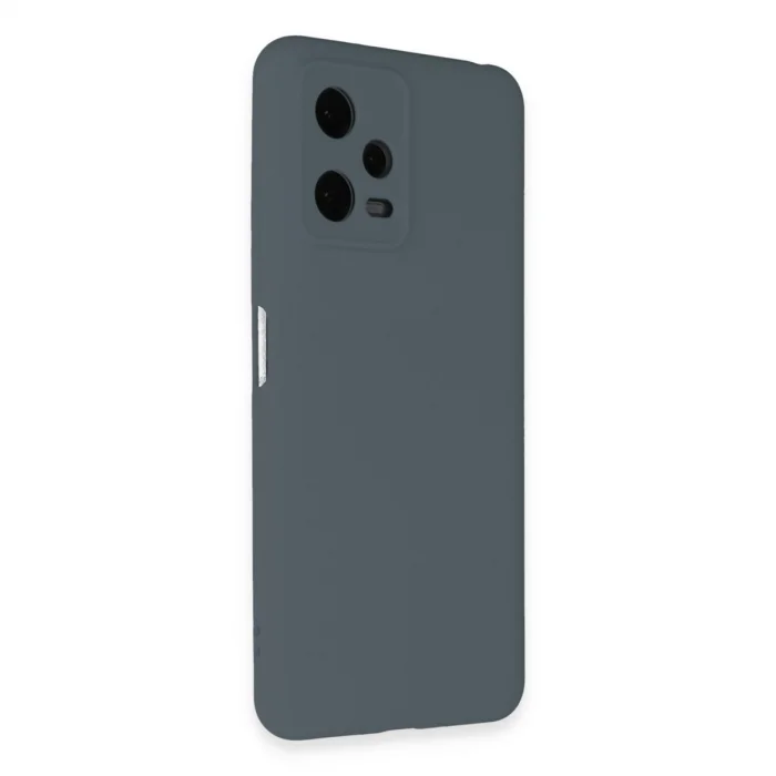 BUĞZ Xiaomi Redmi Note 12 Pro 5g Kılıf Nano İçi Kadife Silikon - Gri