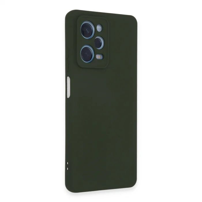 BUĞZ Xiaomi Redmi Note 12 Pro 5g Kılıf Nano İçi Kadife Silikon - Koyu Yeşil