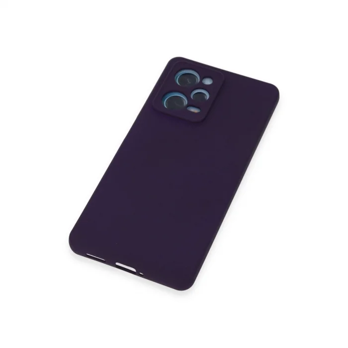 BUĞZ Xiaomi Redmi Note 12 Pro 5g Kılıf Nano İçi Kadife Silikon - Mor