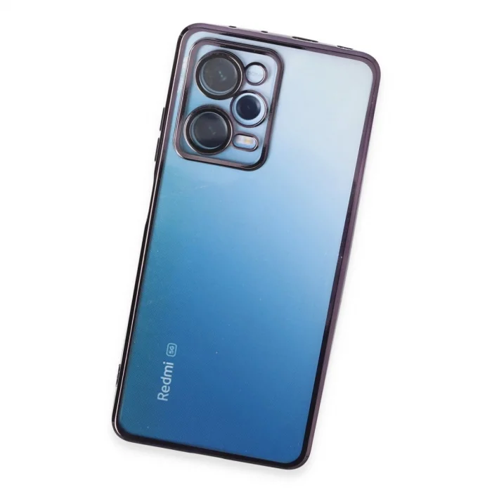 BUĞZ Xiaomi Redmi Note 12 Pro 5g Kılıf Razer Lensli Silikon - Mor