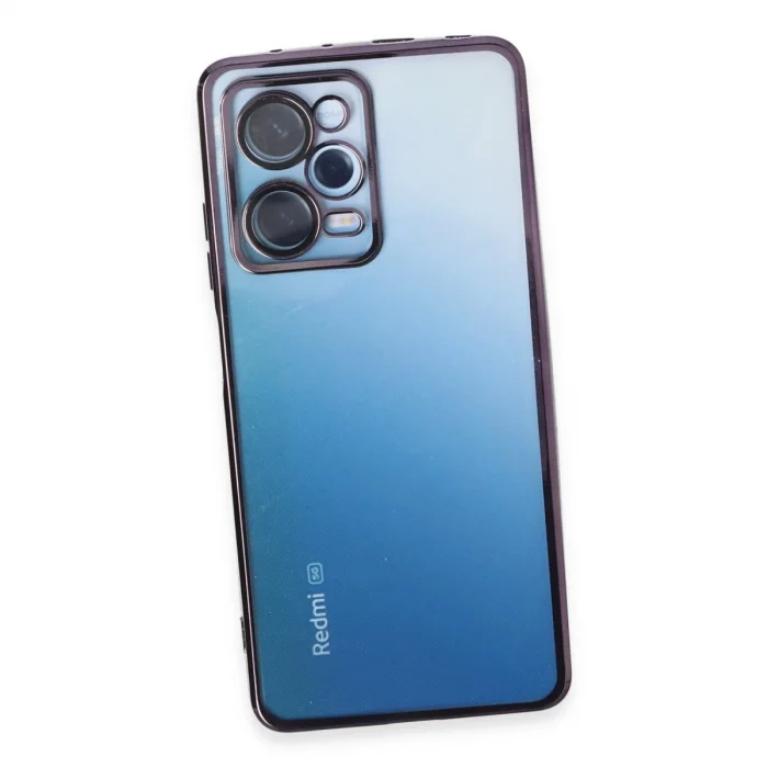 BUĞZ Xiaomi Redmi Note 12 Pro 5g Kılıf Razer Lensli Silikon - Mor