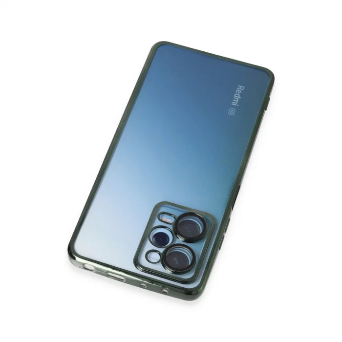 BUĞZ Xiaomi Redmi Note 12 Pro 5g Kılıf Razer Lensli Silikon - Yeşil