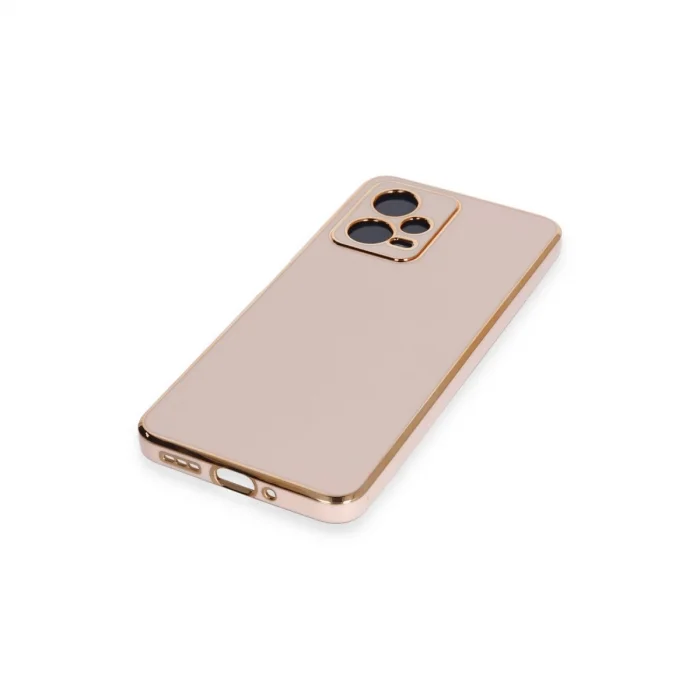 BUĞZ Xiaomi Redmi Note 12 Pro 5g Kılıf Volet Silikon - Pembe