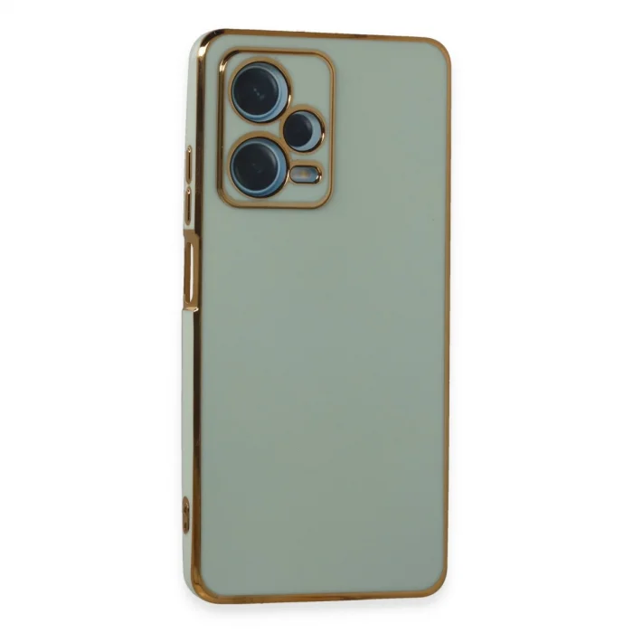 BUĞZ Xiaomi Redmi Note 12 Pro Plus Kılıf Volet Silikon - Açık Yeşil