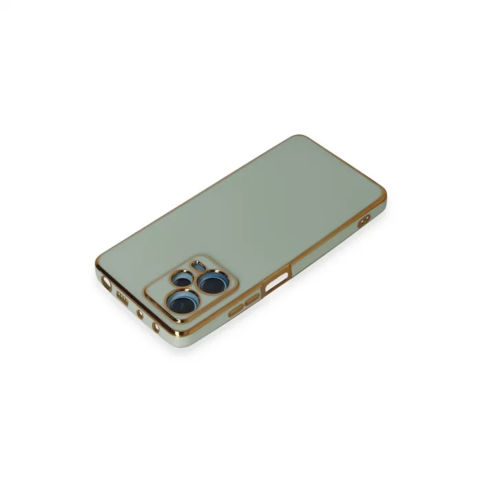 BUĞZ Xiaomi Redmi Note 12 Pro Plus Kılıf Volet Silikon - Açık Yeşil