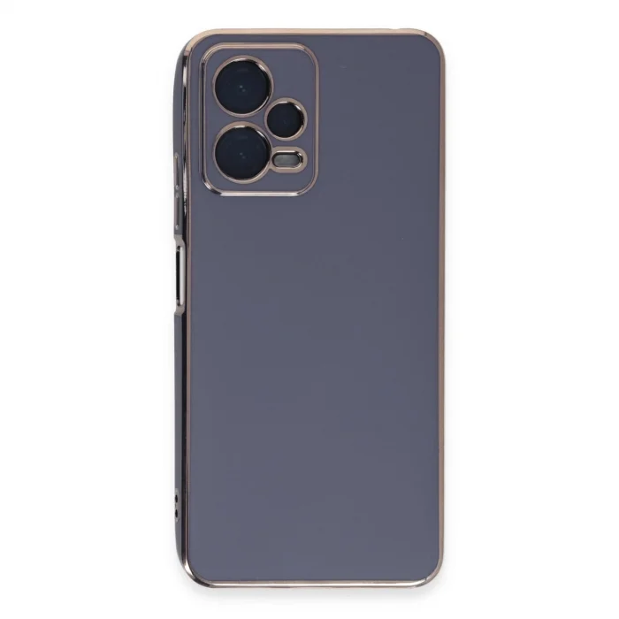 BUĞZ Xiaomi Redmi Note 12 Pro Plus Kılıf Volet Silikon - Mavi