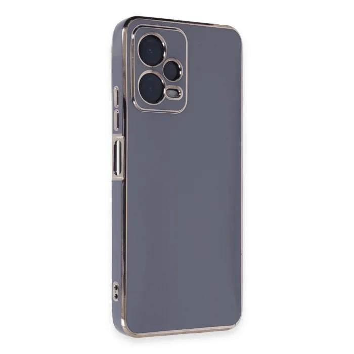 BUĞZ Xiaomi Redmi Note 12 Pro Plus Kılıf Volet Silikon - Mavi