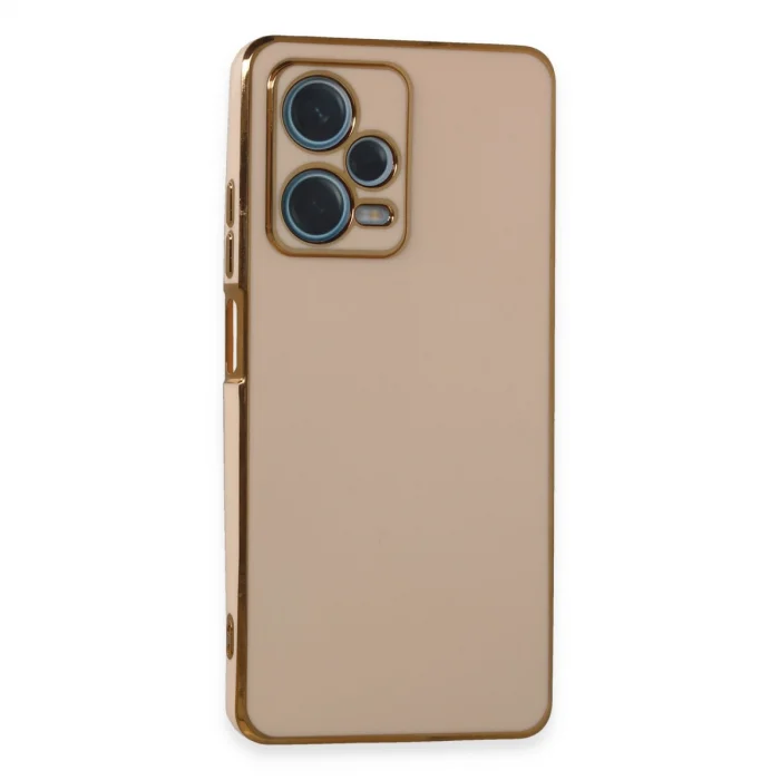 BUĞZ Xiaomi Redmi Note 12 Pro Plus Kılıf Volet Silikon - Pembe