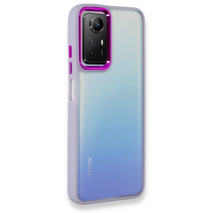 BUĞZ Xiaomi Redmi Note 12s Kılıf Dora Kapak - Lila