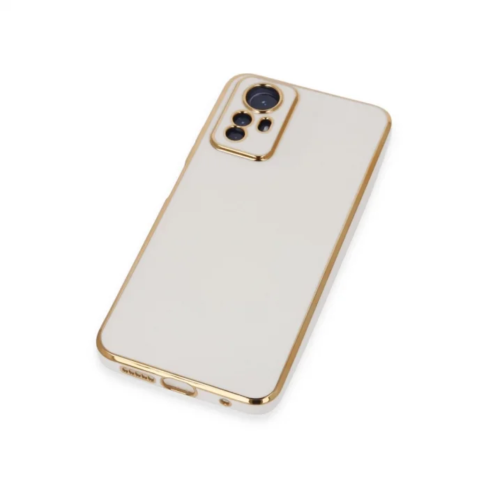 BUĞZ Xiaomi Redmi Note 12s Kılıf Volet Silikon - Beyaz