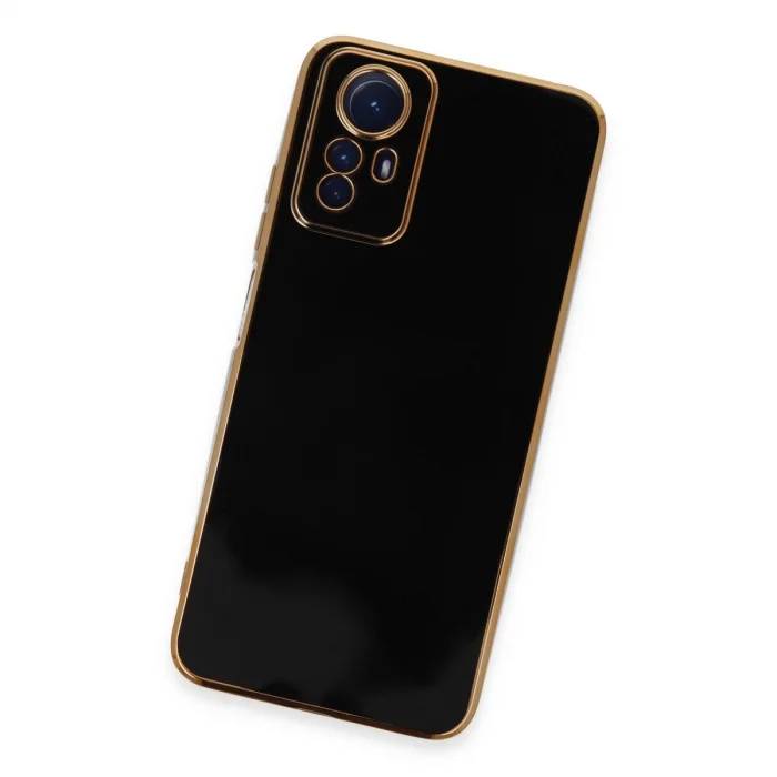 BUĞZ Xiaomi Redmi Note 12s Kılıf Volet Silikon - Siyah