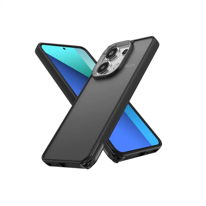 BUĞZ Xiaomi Redmi Note 13 4g Kılıf Elegant Kapak - Siyah