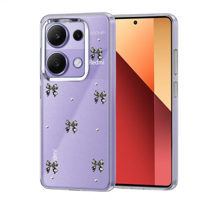 BUĞZ Xiaomi Redmi Note 13 Pro 4g Fiyonk Desenli Kapak - Desen 5