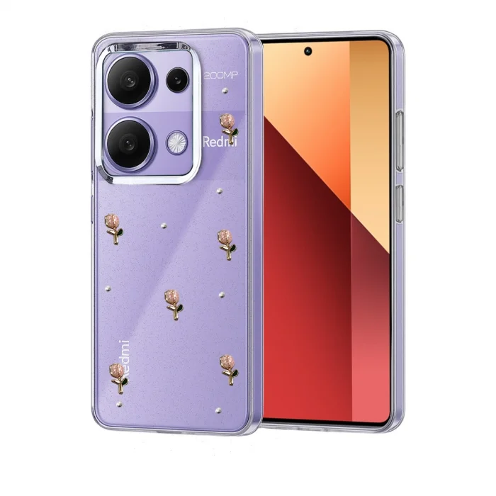 BUĞZ Xiaomi Redmi Note 13 Pro 4g Fiyonk Desenli Kapak - Desen 6