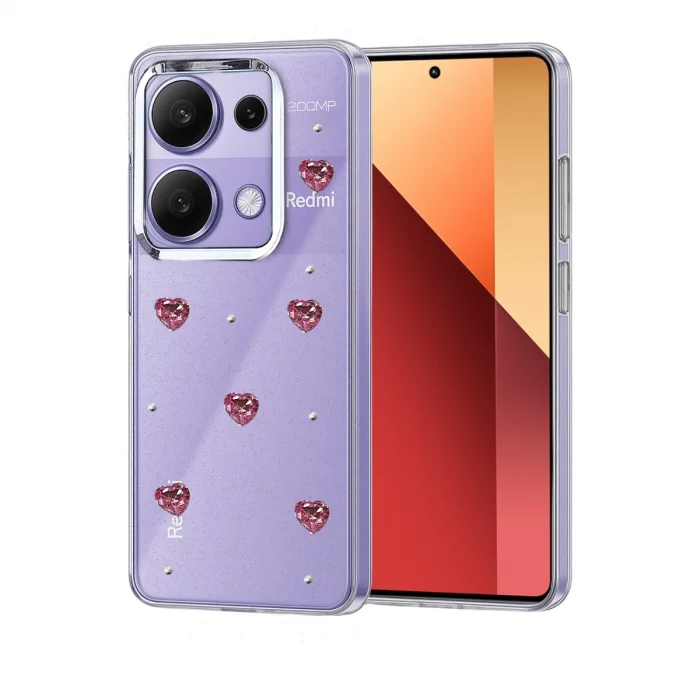 BUĞZ Xiaomi Redmi Note 13 Pro 4g Fiyonk Desenli Kapak - Desen 7