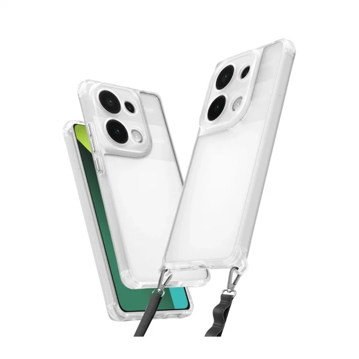 BUĞZ Xiaomi Redmi Note 13 Pro 4g Kılıf Penta Silikon Kılıf - Şeffaf