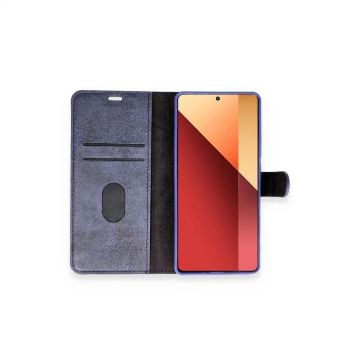 BUĞZ Xiaomi Redmi Note 13 Pro 4g Kılıf Trend S Plus Kapaklı Kılıf - Kırmızı