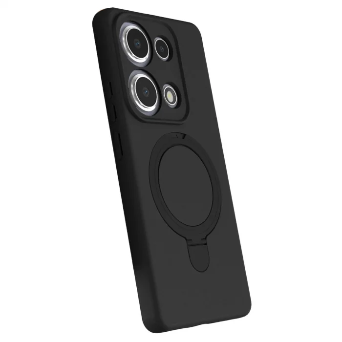 BUĞZ Xiaomi Redmi Note 13 Pro 4g Regal Magsafe Standlı Kapak - Siyah