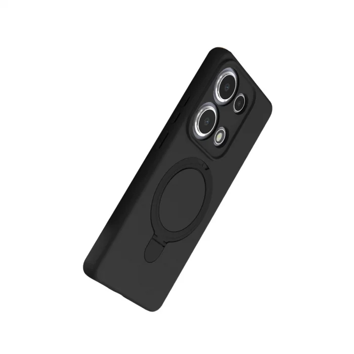 BUĞZ Xiaomi Redmi Note 13 Pro 4g Regal Magsafe Standlı Kapak - Siyah