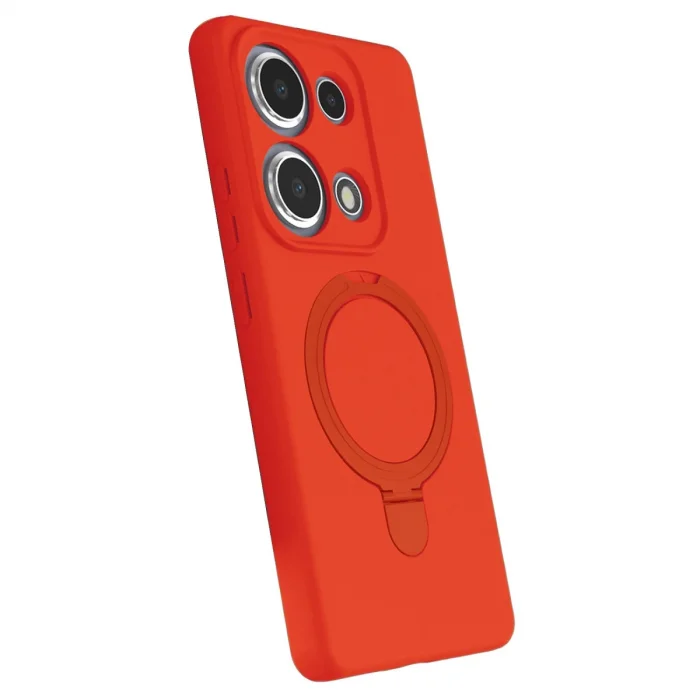 BUĞZ Xiaomi Redmi Note 13 Pro 4g Regal Magsafe Standlı Kapak - Turuncu