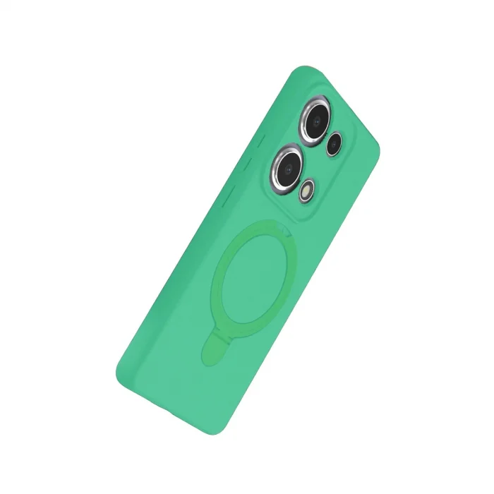 BUĞZ Xiaomi Redmi Note 13 Pro 4g Regal Magsafe Standlı Kapak - Yeşil
