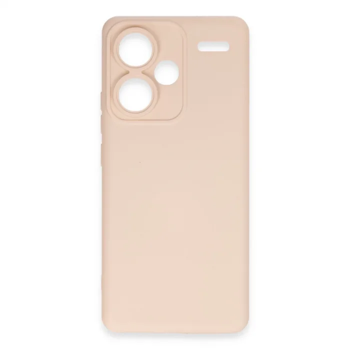 BUĞZ Xiaomi Redmi Note 13 Pro Plus Kılıf Nano İçi Kadife Silikon - Pudra