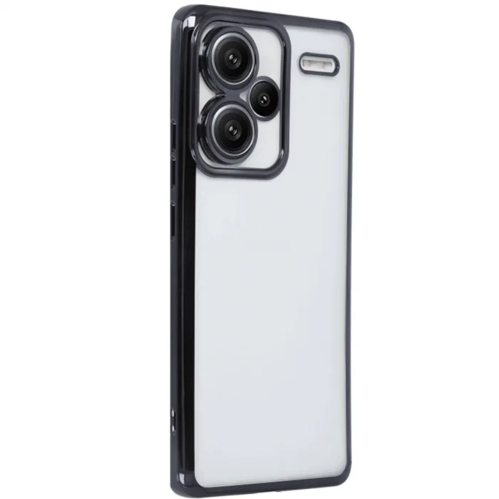 BUĞZ Xiaomi Redmi Note 13 Pro Plus Kılıf Razer Lensli Silikon - Siyah