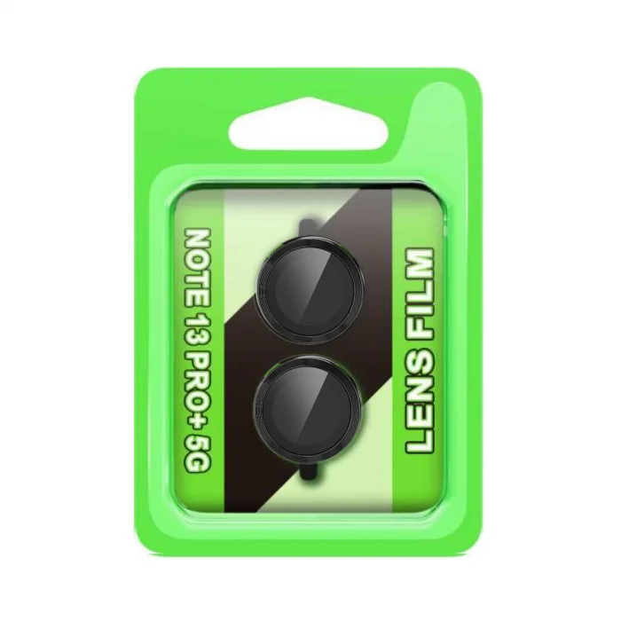 BUĞZ Xiaomi Redmi Note 13 Pro Plus Raze Metal Kamera Lens - Siyah