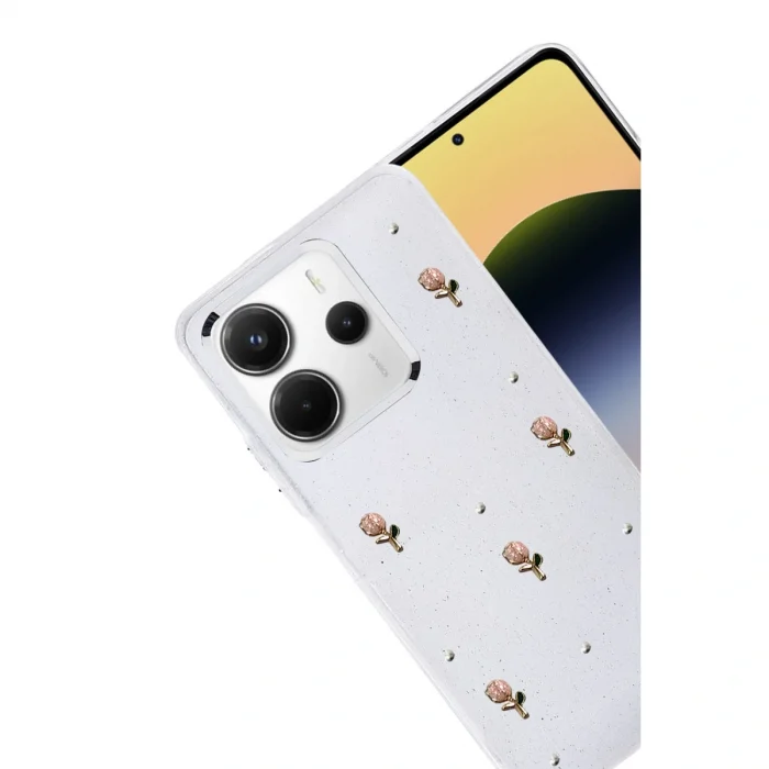 BUĞZ Xiaomi Redmi Note 14 4g Fiyonk Desenli Kapak - Desen 6