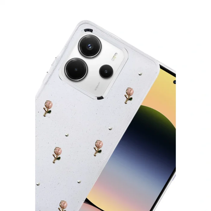 BUĞZ Xiaomi Redmi Note 14 4g Fiyonk Desenli Kapak - Desen 6