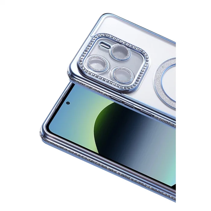 BUĞZ Xiaomi Redmi Note 14 4g Joke Simli Magneticsafe Kılıf - Mavi