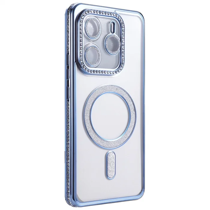 BUĞZ Xiaomi Redmi Note 14 4g Joke Simli Magneticsafe Kılıf - Mavi